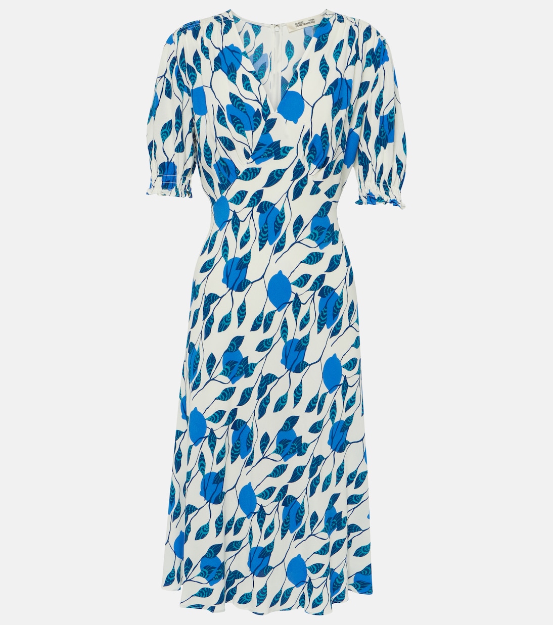 Jemma printed crêpe midi dress | Diane von Furstenberg