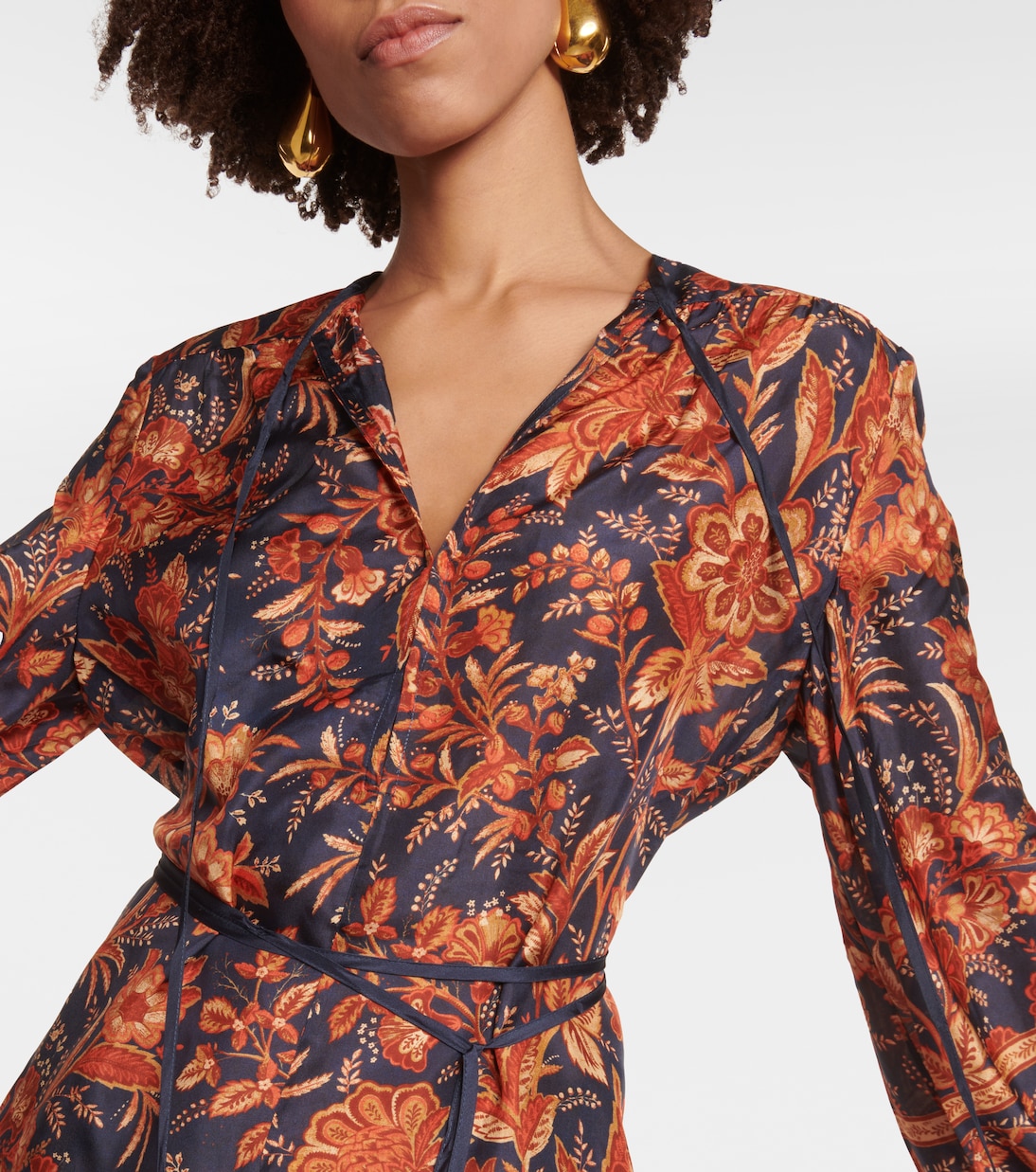 Blouse Junie en soie à fleurs | Zimmermann