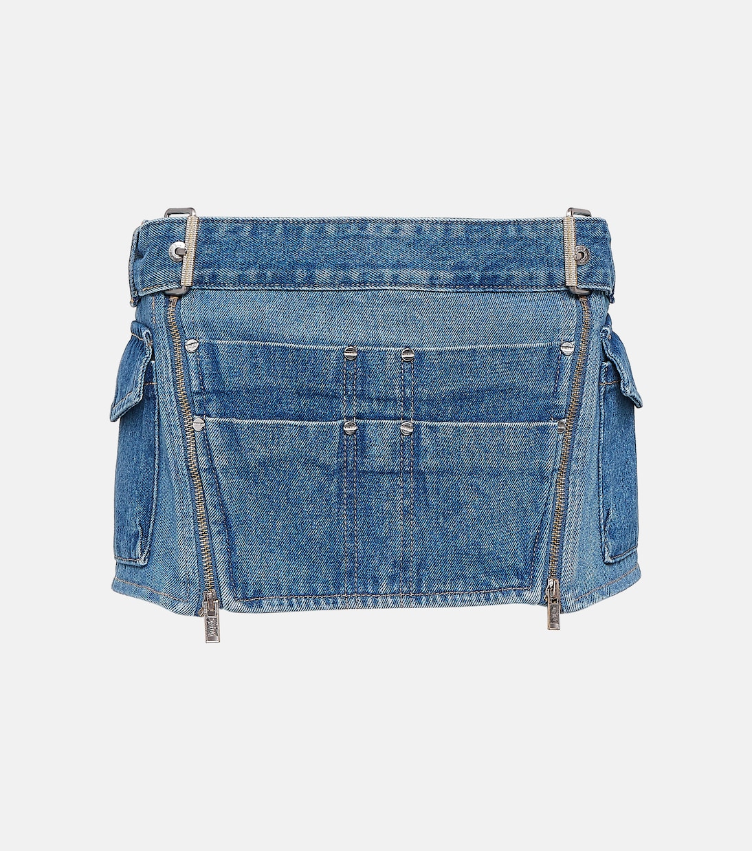 Minifalda Toolbelt de denim | Dion Lee