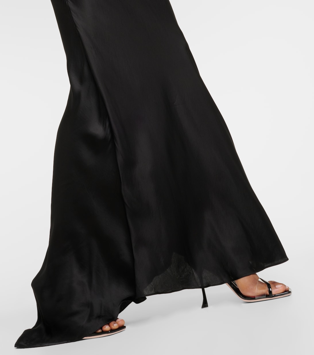 Lace and satin gown | Self-Portrait