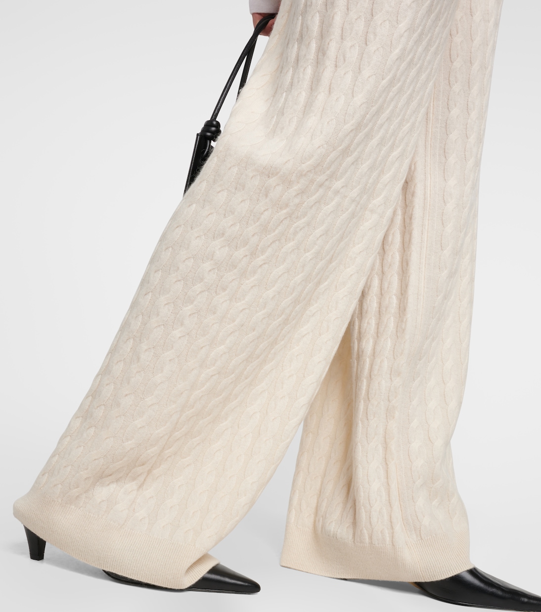 Weite Hose aus Wolle und Kaschmir | Toteme