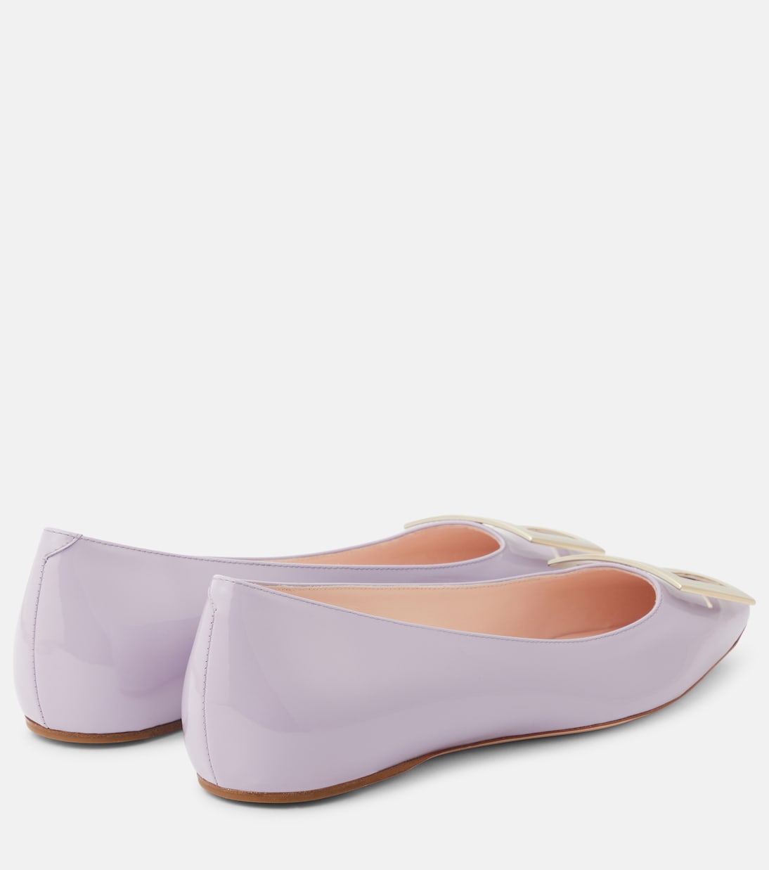 Ballerinas Quadrata Trompette aus Lackleder | Roger Vivier