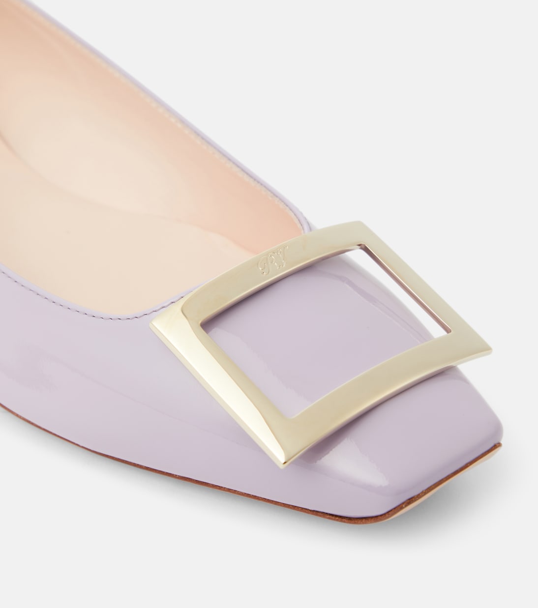 Ballerinas Quadrata Trompette aus Lackleder | Roger Vivier