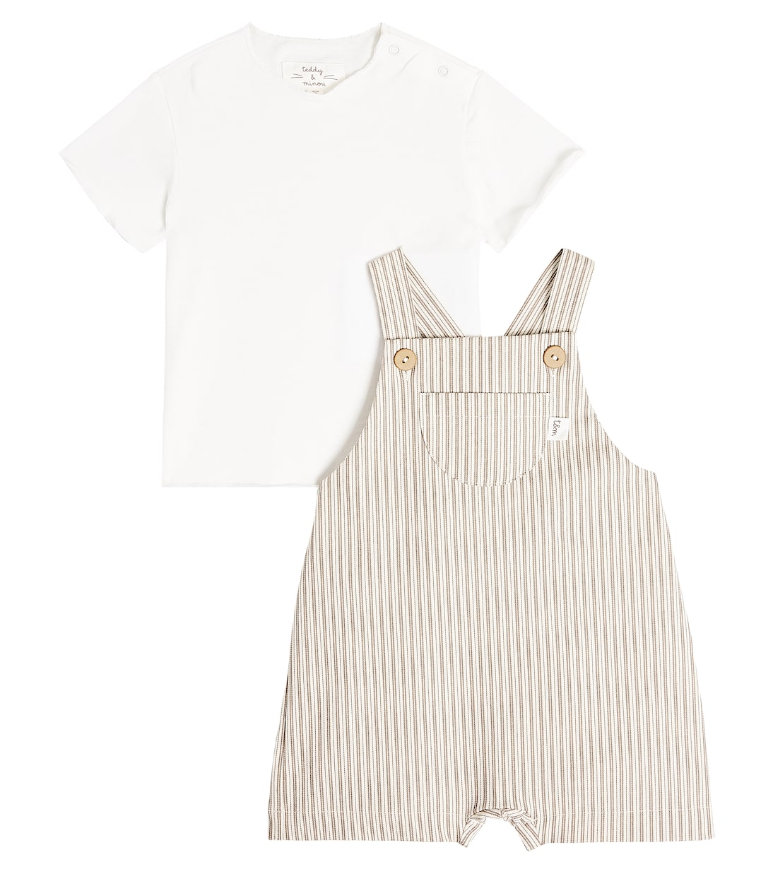 Baby T-shirt and romper set  | Il Gufo