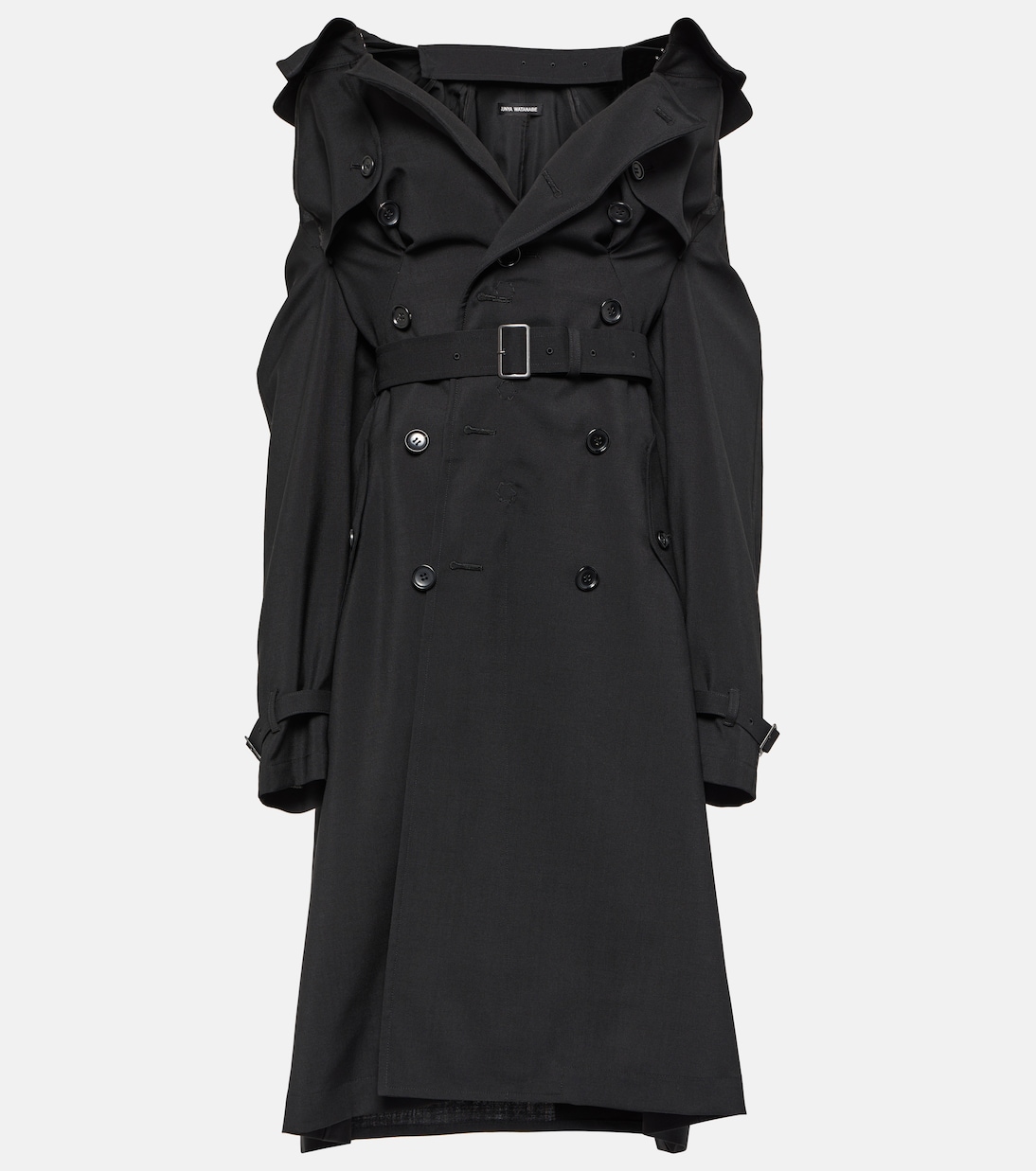 Abito midi in mohair e lana con cut-out | Junya Watanabe
