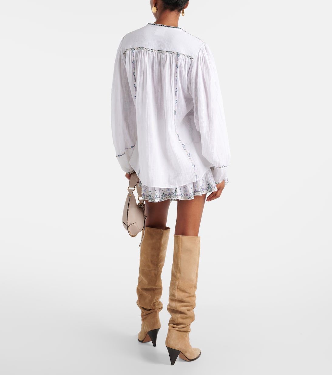 Bestickte Bluse Silekiage aus Baumwolle | Marant Etoile