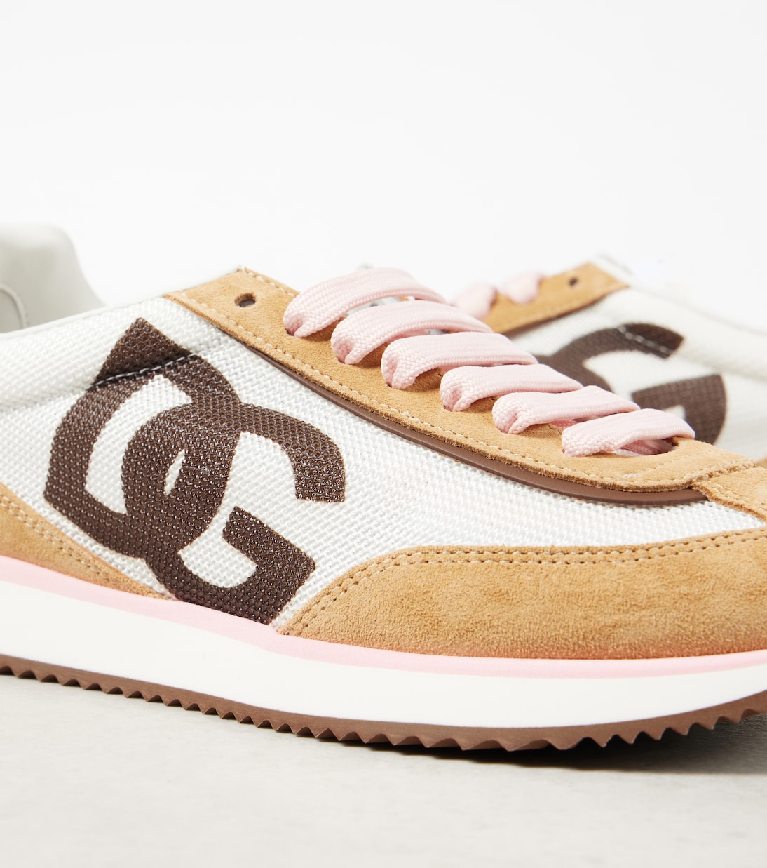 DG Cushion suede-trimmed sneakers  | Dolce&Gabbana