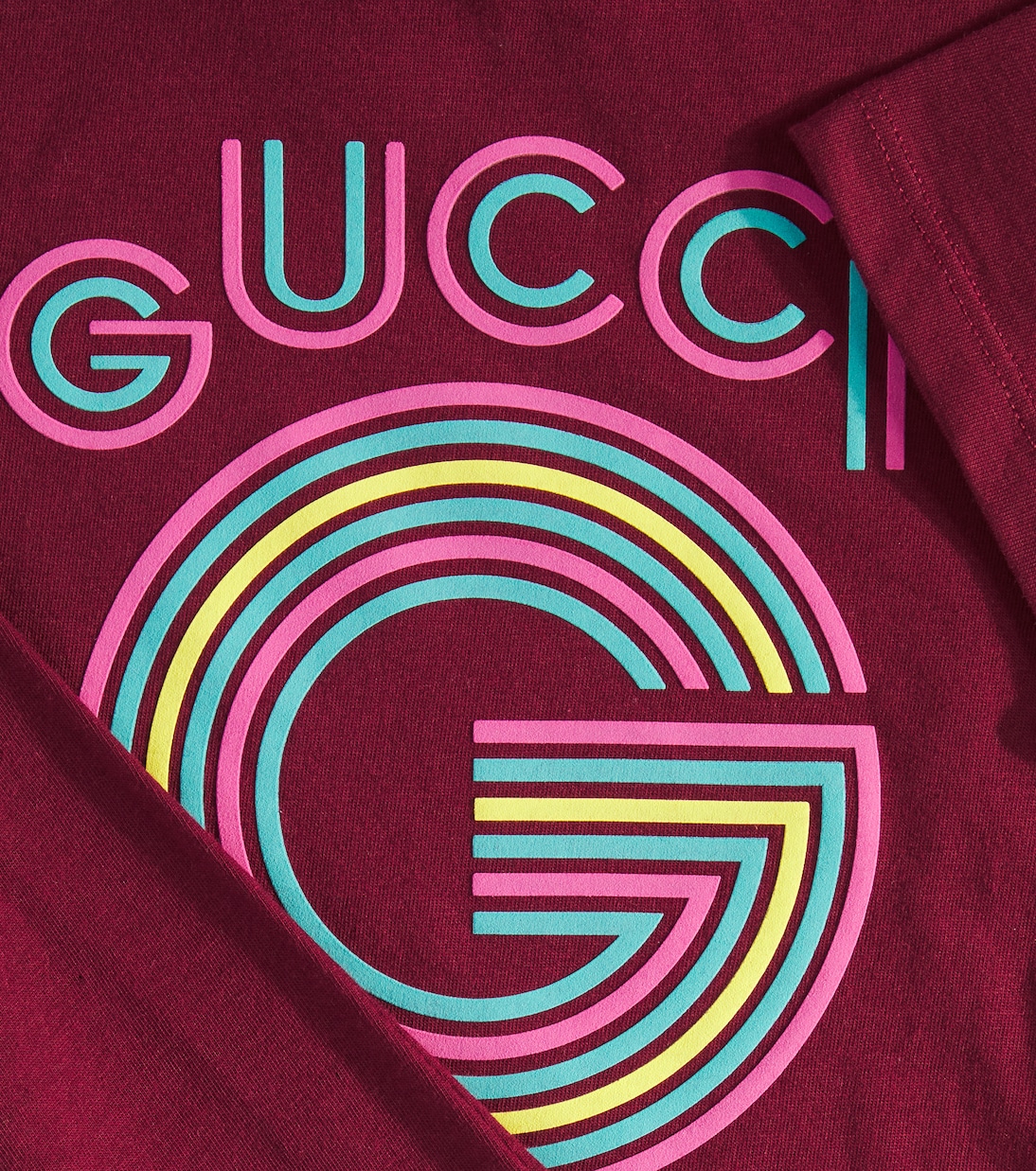 Camiseta de jersey de algodón con logo | Gucci Kids