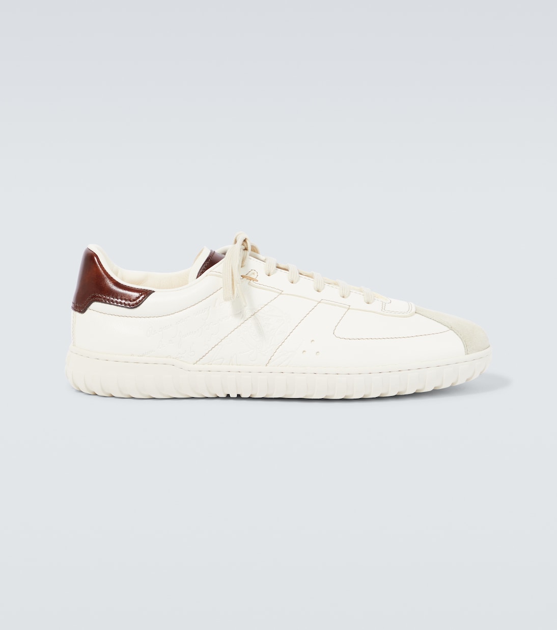 Bestickte Sneakers Trainer aus Leder | Berluti