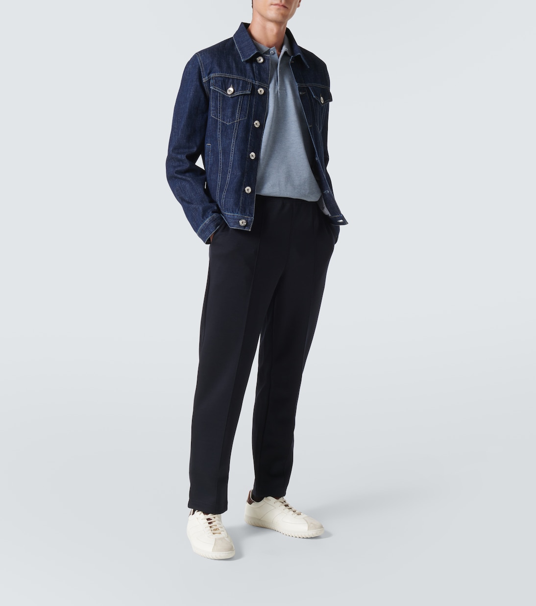 Bestickte Sneakers Trainer aus Leder | Berluti
