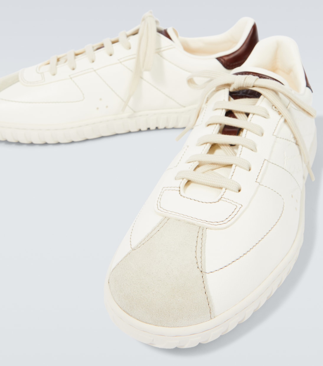 Bestickte Sneakers Trainer aus Leder | Berluti