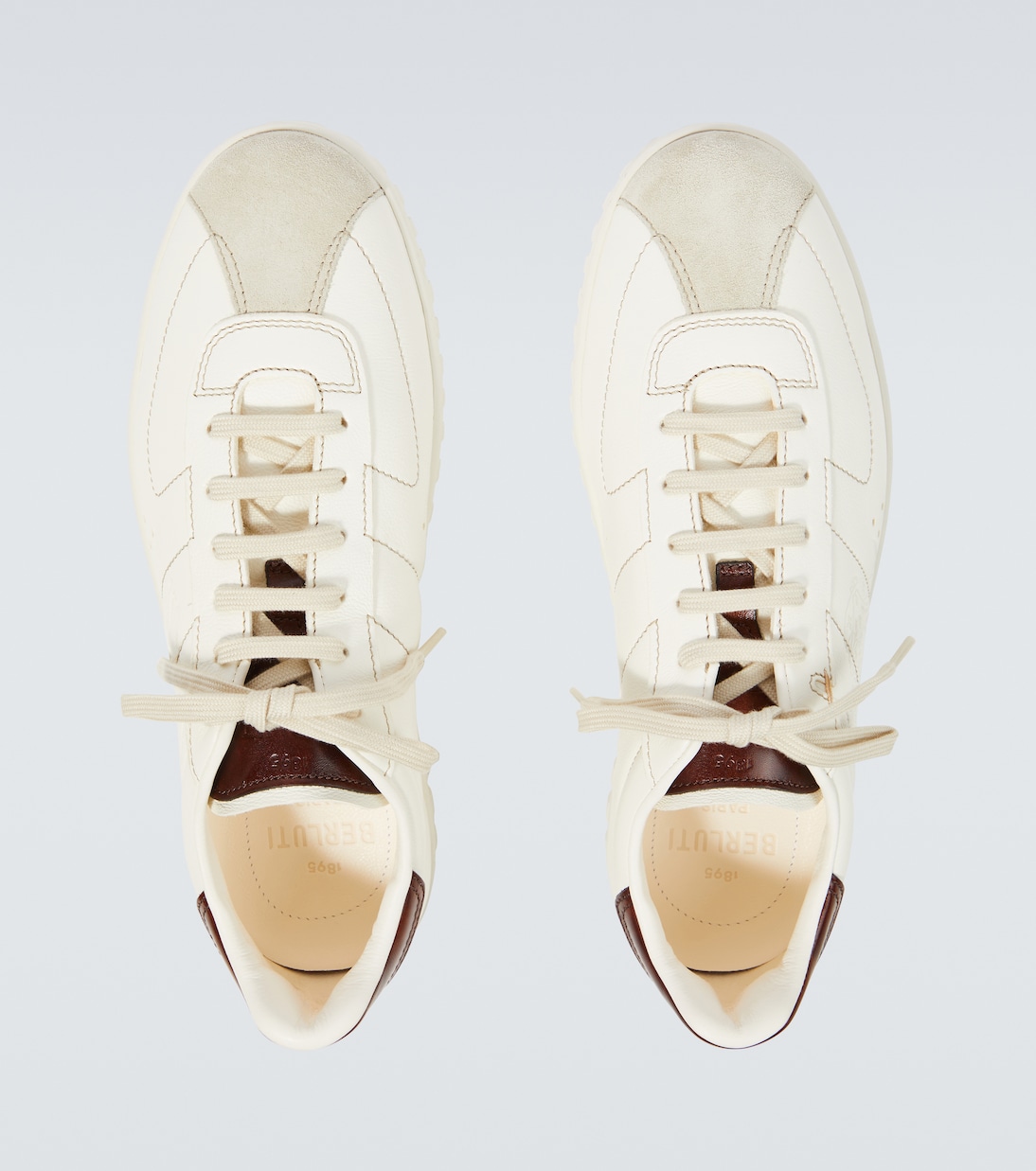 Bestickte Sneakers Trainer aus Leder | Berluti