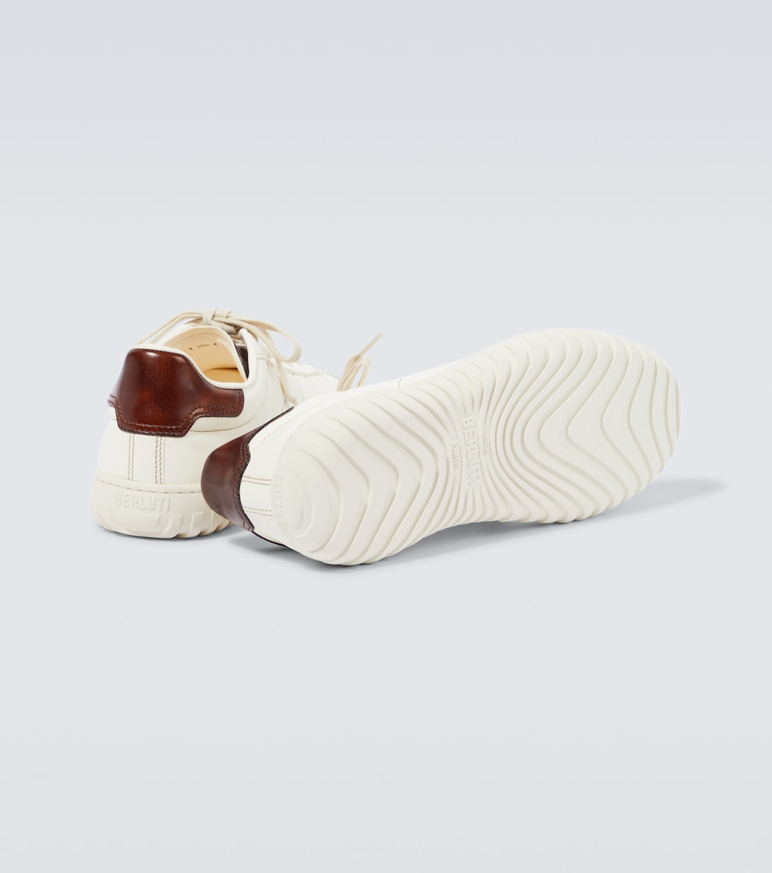 Bestickte Sneakers Trainer aus Leder | Berluti