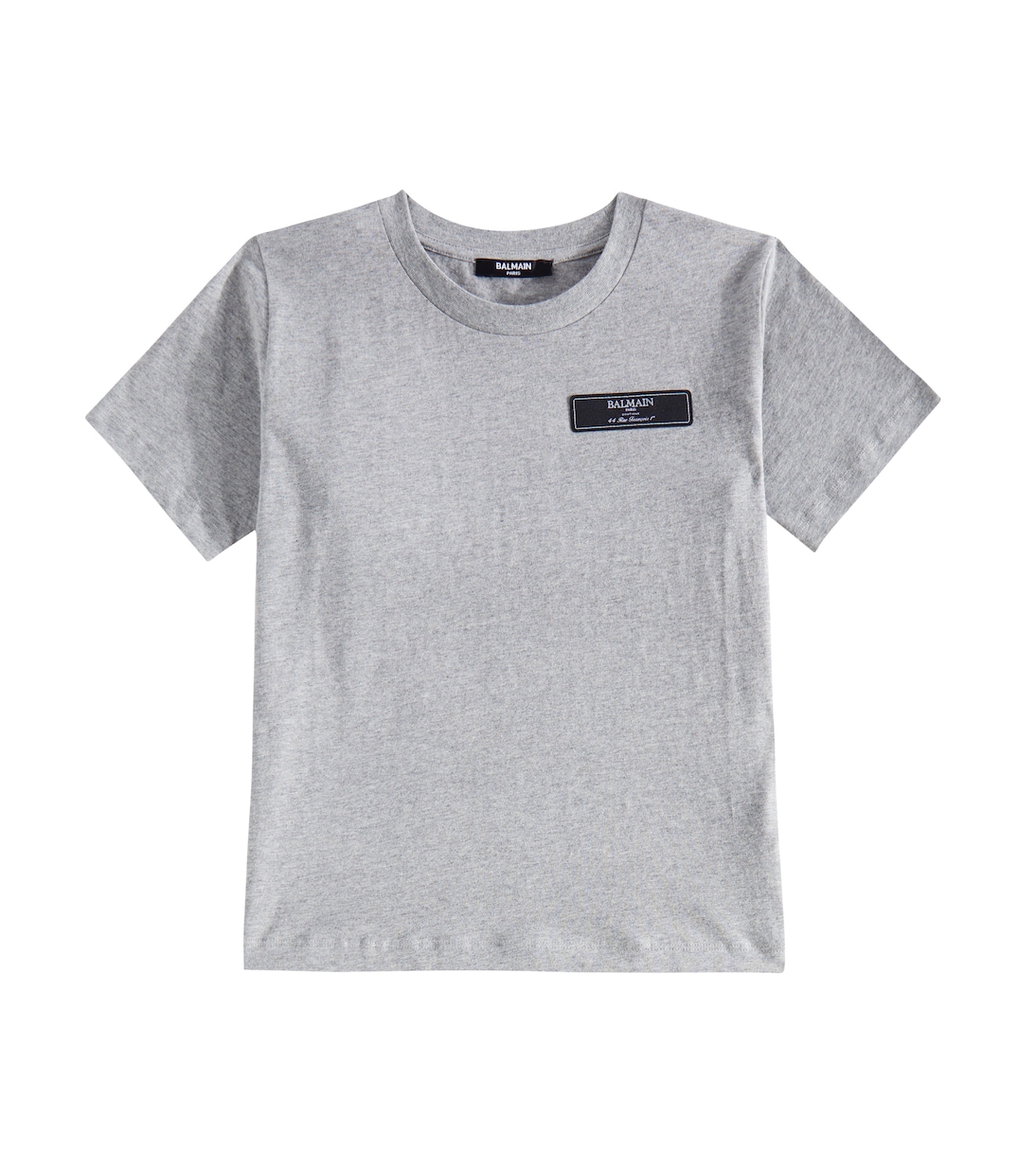 T-shirt in jersey di cotone con stampa | Balmain Kids