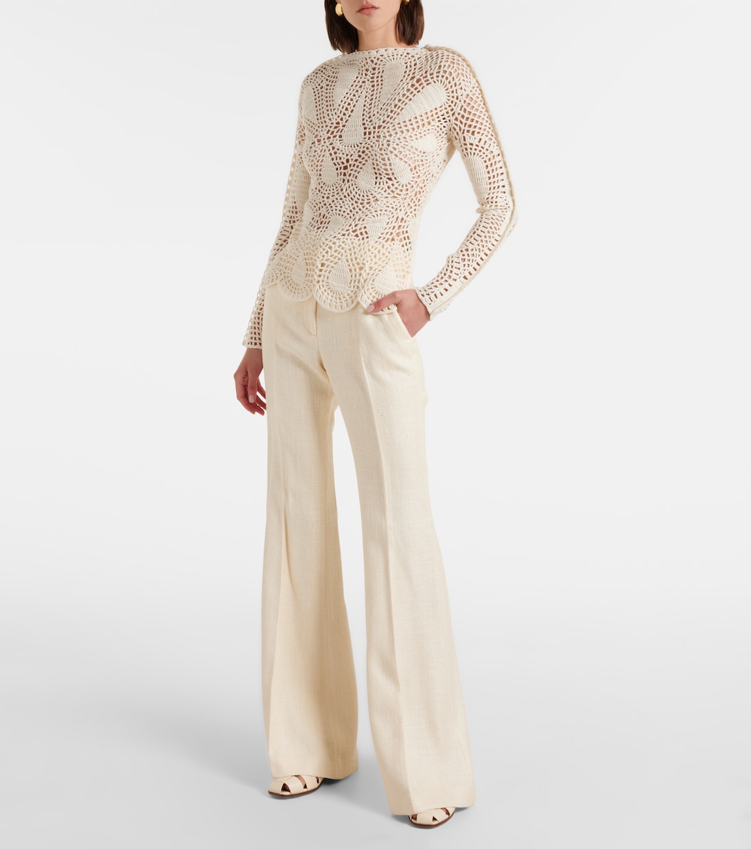 Top Caps de croché de lana y cachemir | Gabriela Hearst