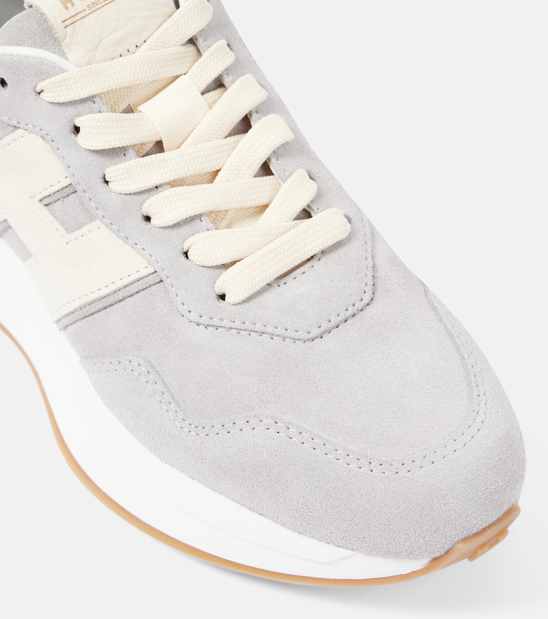 Sneakers H Patch aus Veloursleder | Hogan