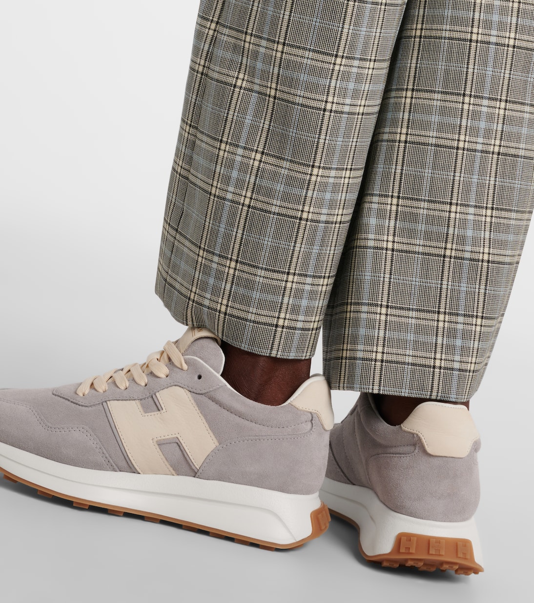 Sneakers H Patch aus Veloursleder | Hogan