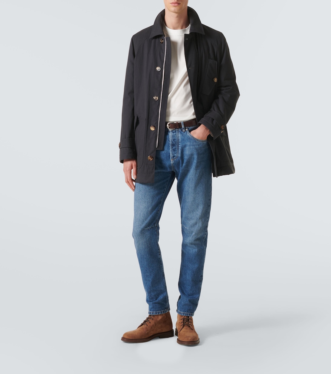 Longsleeve aus Baumwolle | Brunello Cucinelli