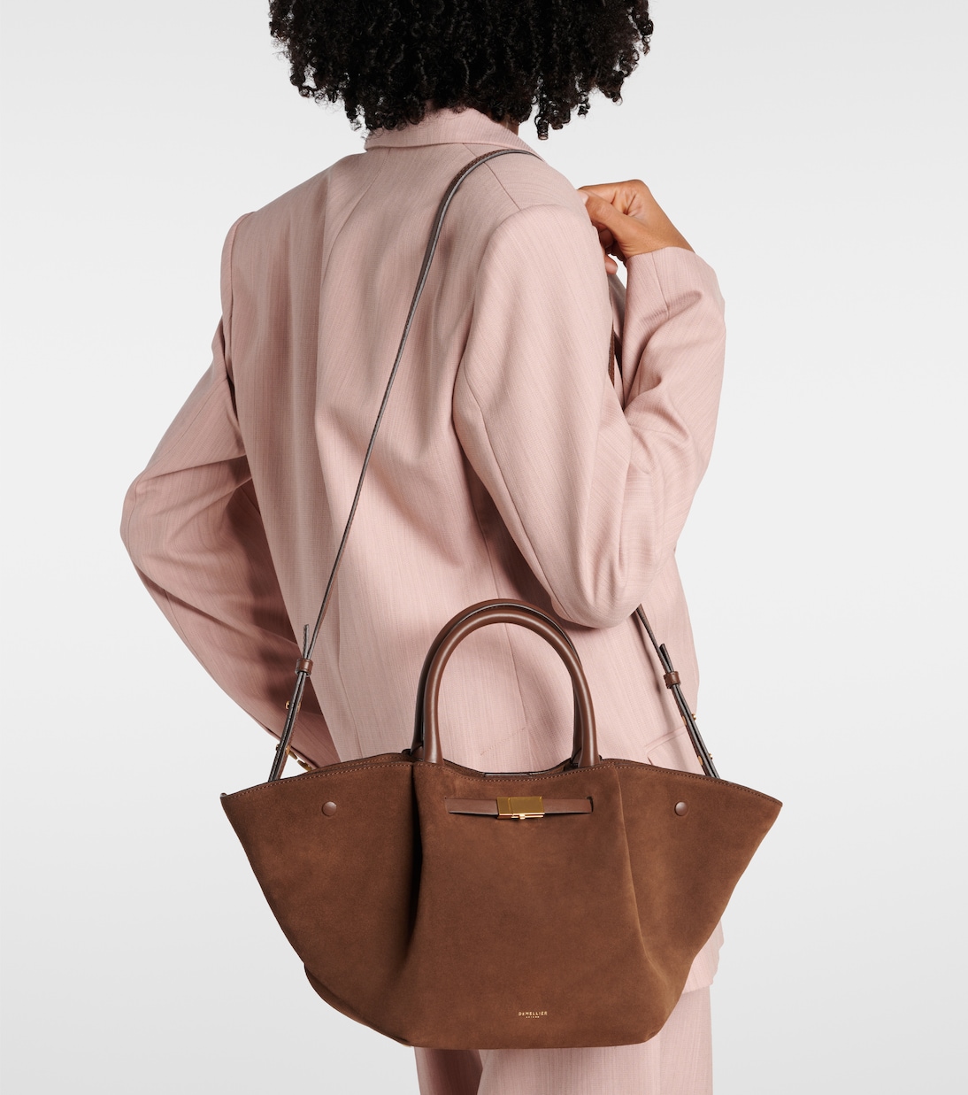 Borsa New York Midi in suede | DeMellier