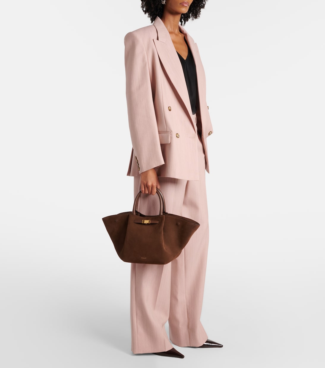 Borsa New York Midi in suede | DeMellier