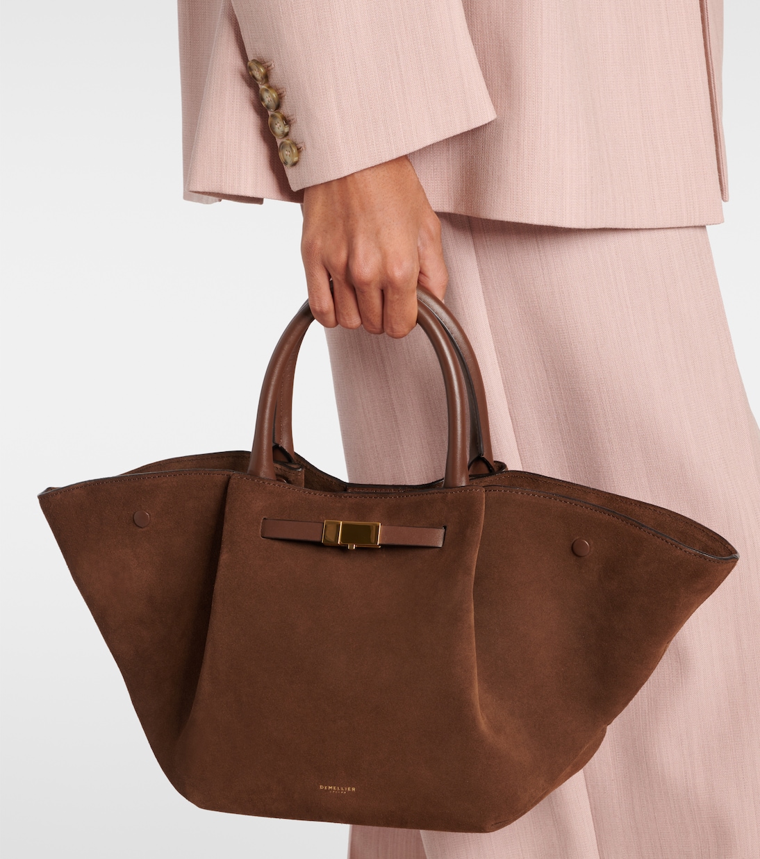 Borsa New York Midi in suede | DeMellier