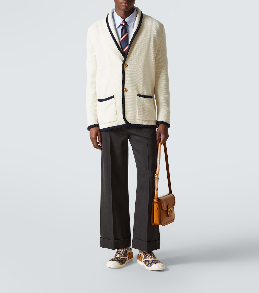 Cardigan in lana e cotone | Valentino