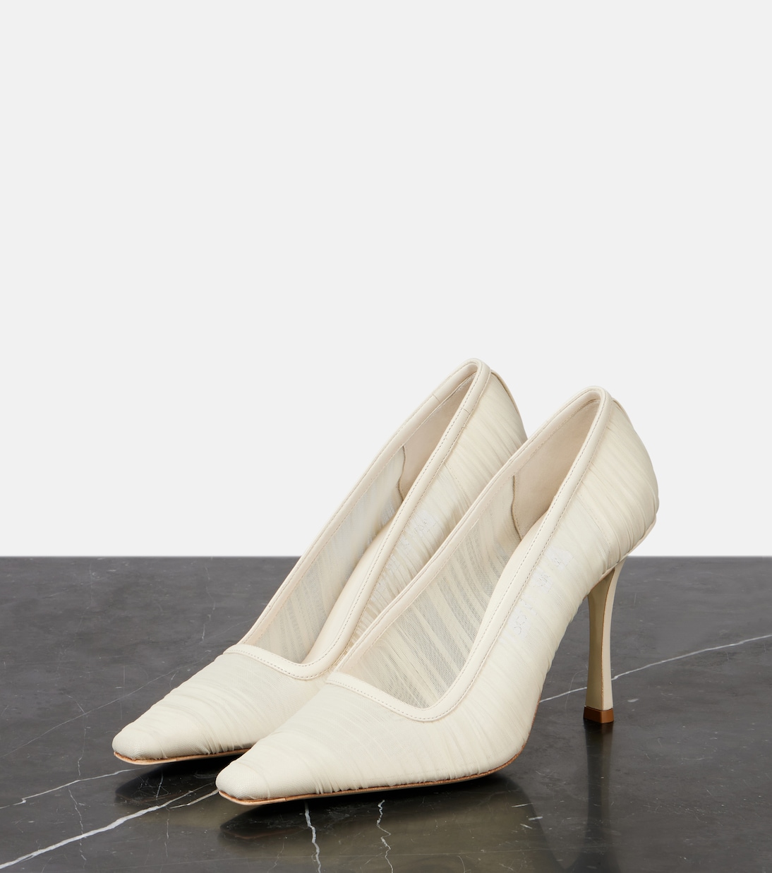 Escarpins de mariée Lotta 100 en tulle | Jimmy Choo