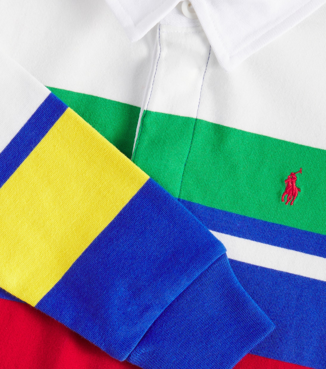 Polo in jersey di cotone a righe | Polo Ralph Lauren Kids