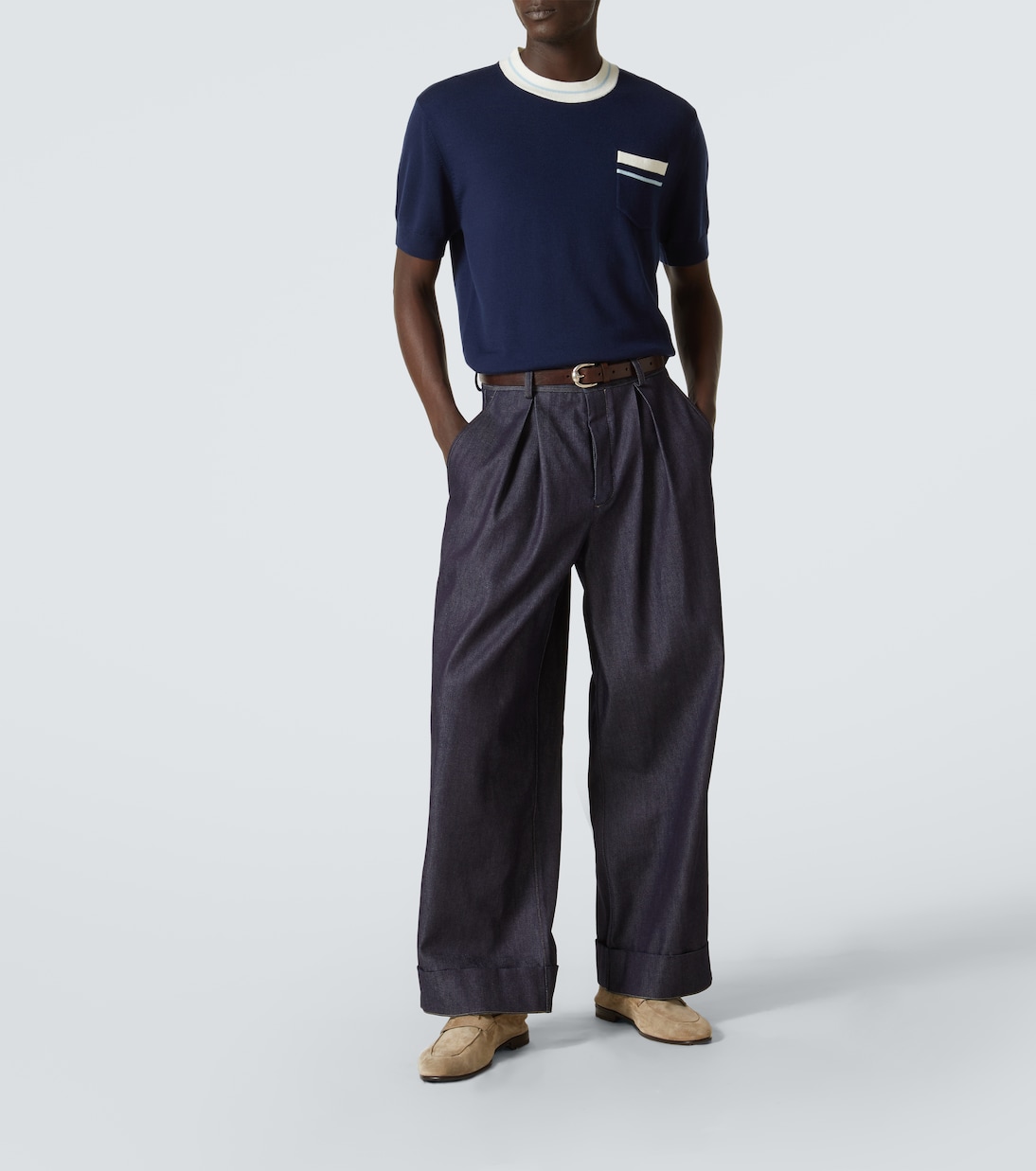 Knitted wool T-shirt | King & Tuckfield