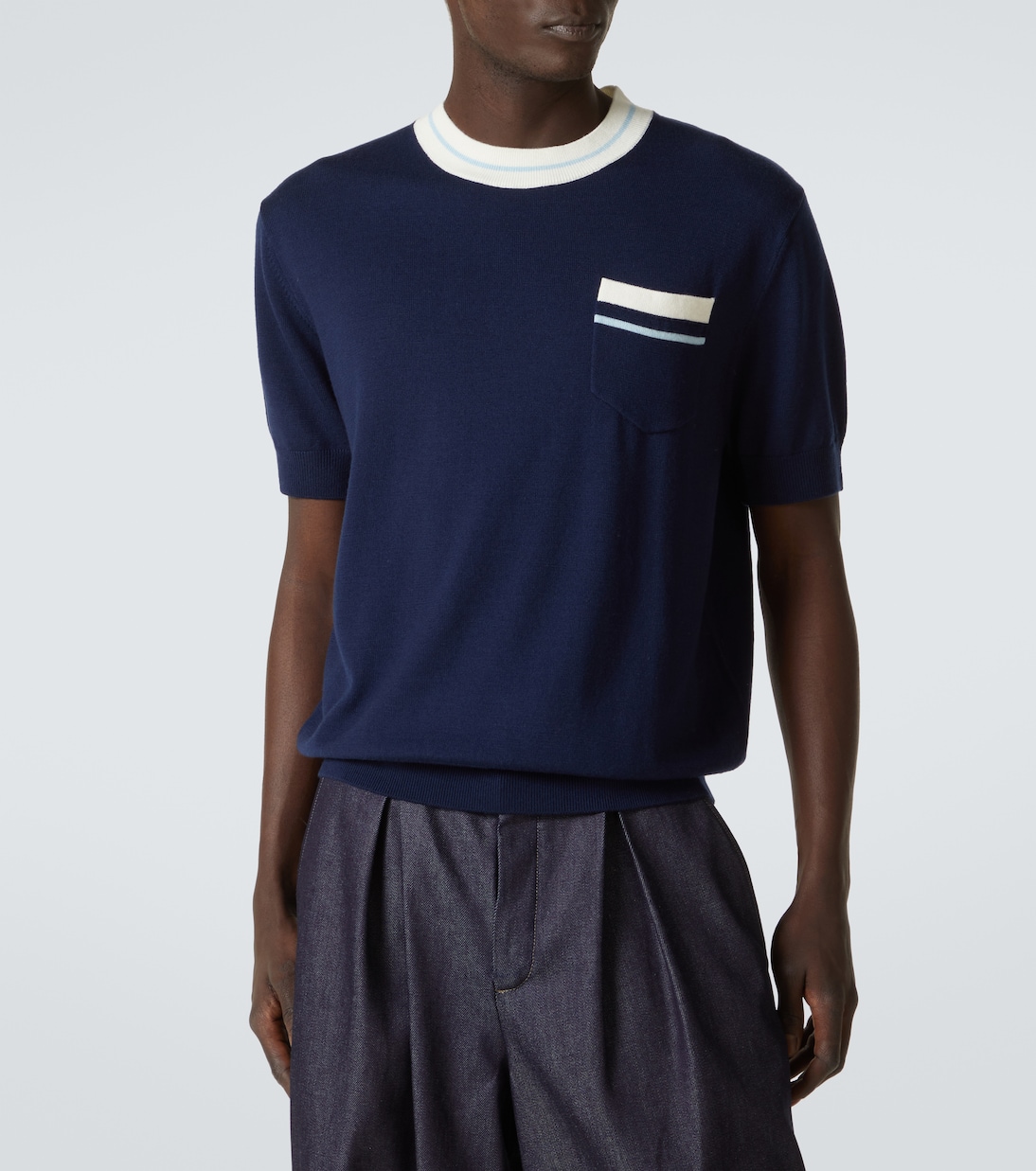 Knitted wool T-shirt | King & Tuckfield