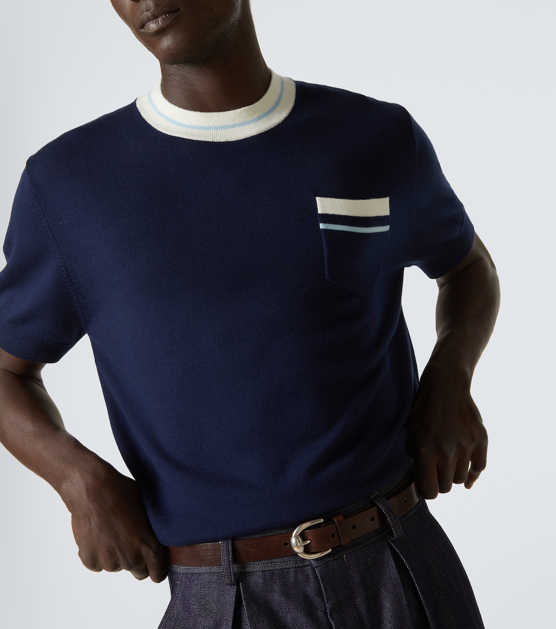 Knitted wool T-shirt | King & Tuckfield