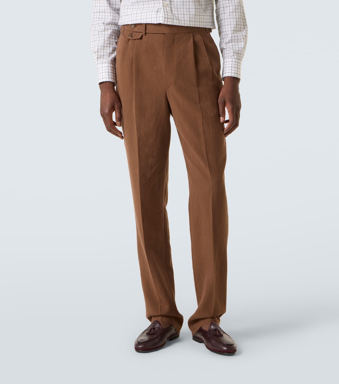 Pantaloni tapered in lino | Dunhill