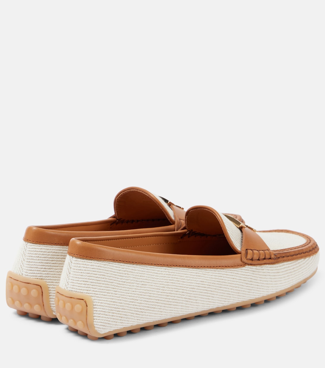 Mokassins City Gommino aus Canvas und Leder | Tod's