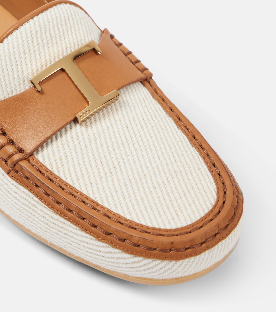 Mokassins City Gommino aus Canvas und Leder | Tod's