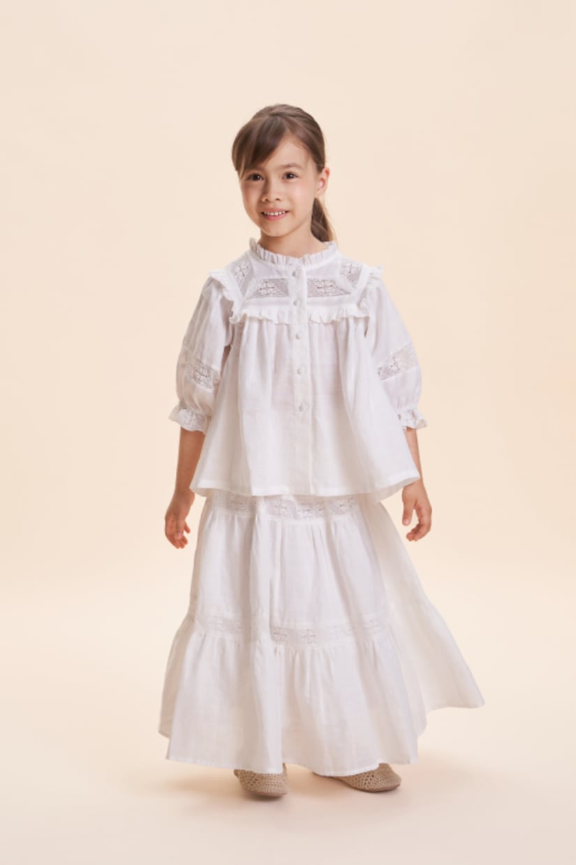 Camicia Alba con volant | C'era Una Volta