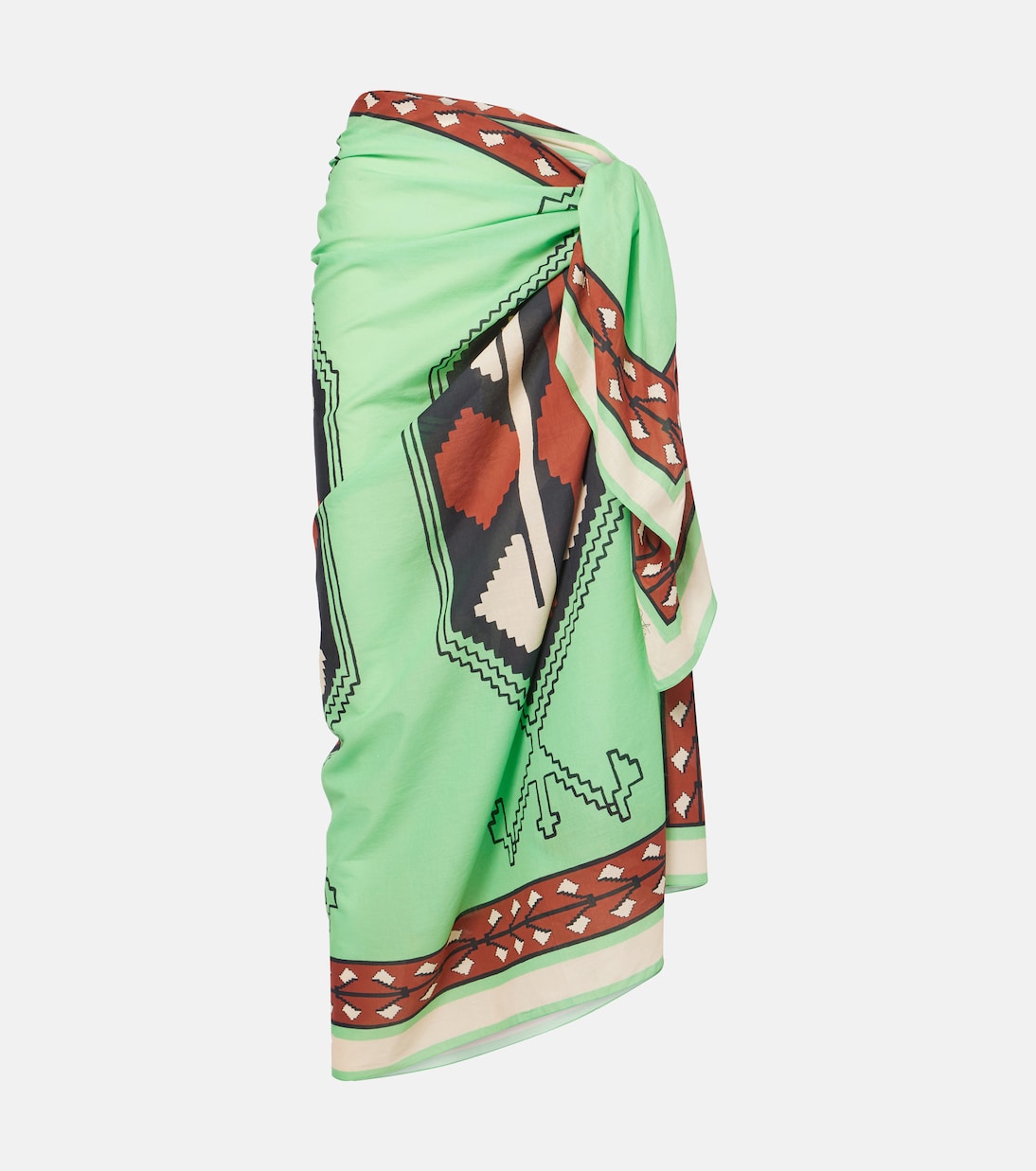 Pareo de algodón estampado | Johanna Ortiz