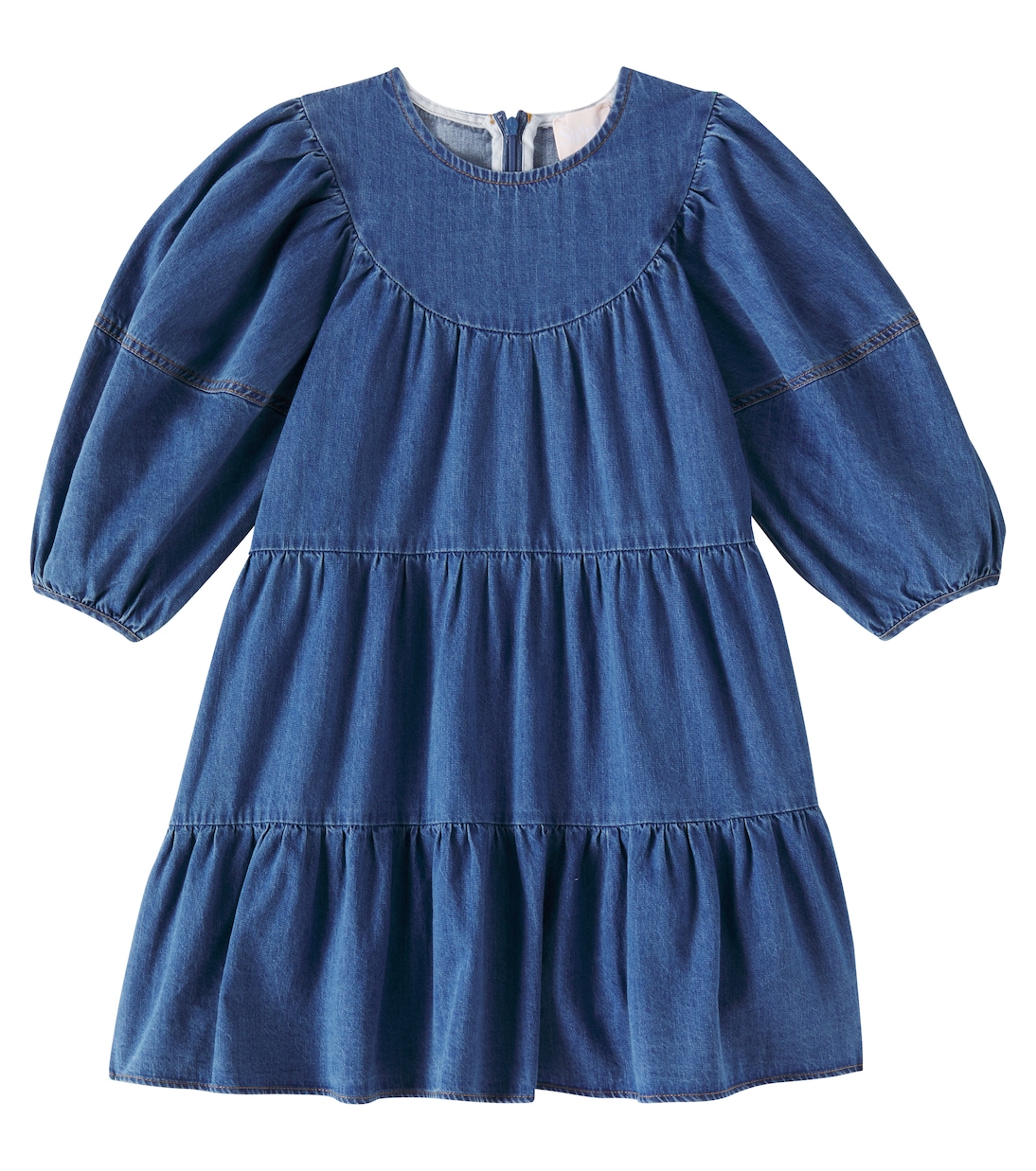 Kleid aus Baumwoll-Chambray | Petite Amalie  