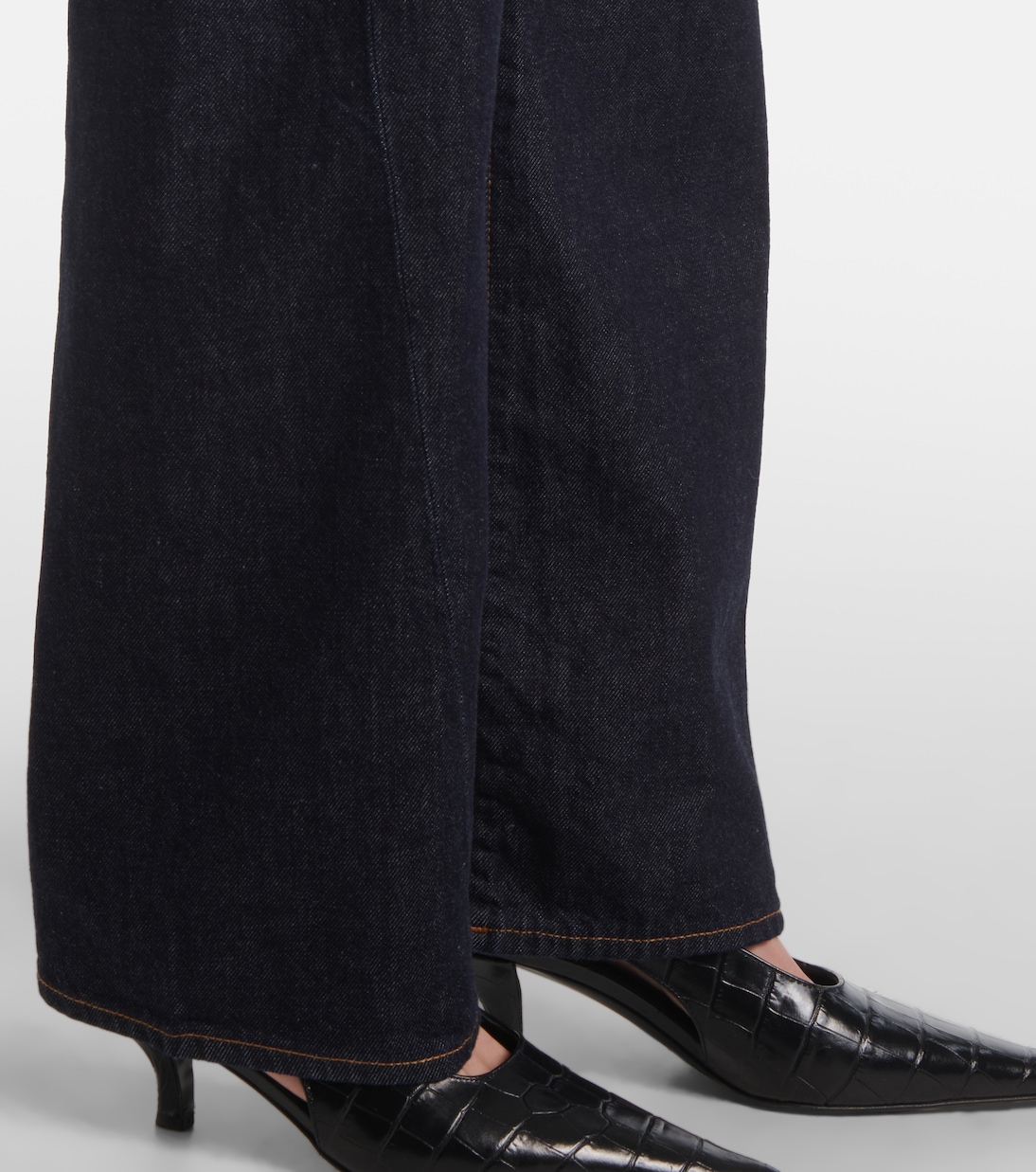 Jeans regular a vita media | Toteme