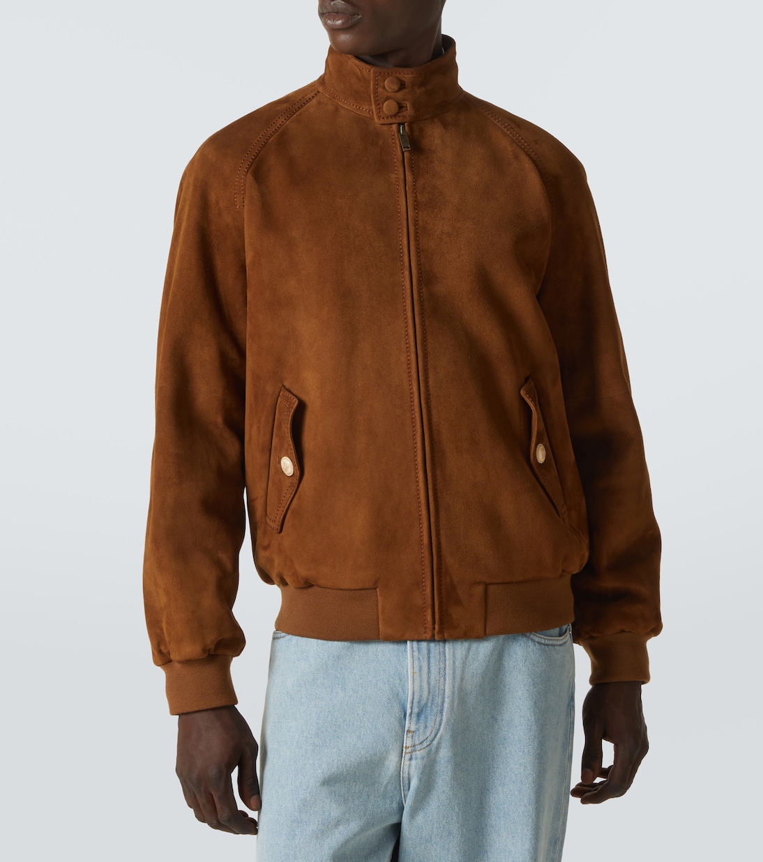 Veste bomber en daim | Valentino