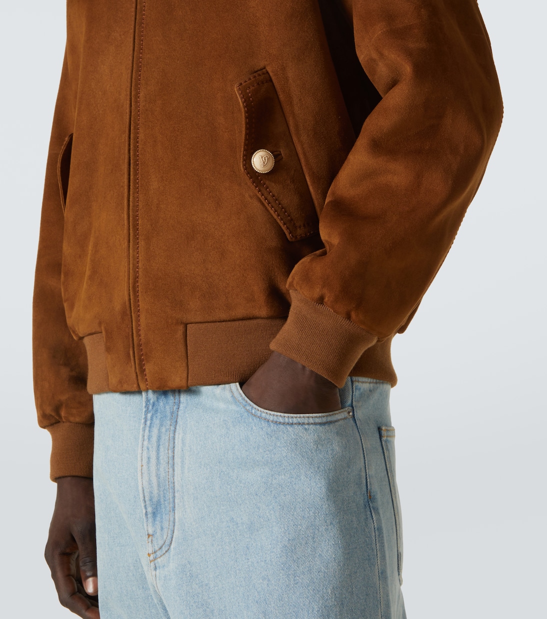 Veste bomber en daim | Valentino