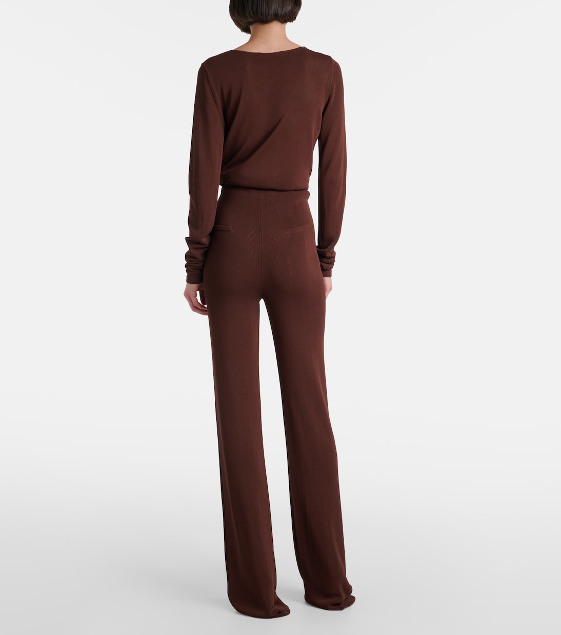 Pantalones acampanados de punto | Aya Muse
