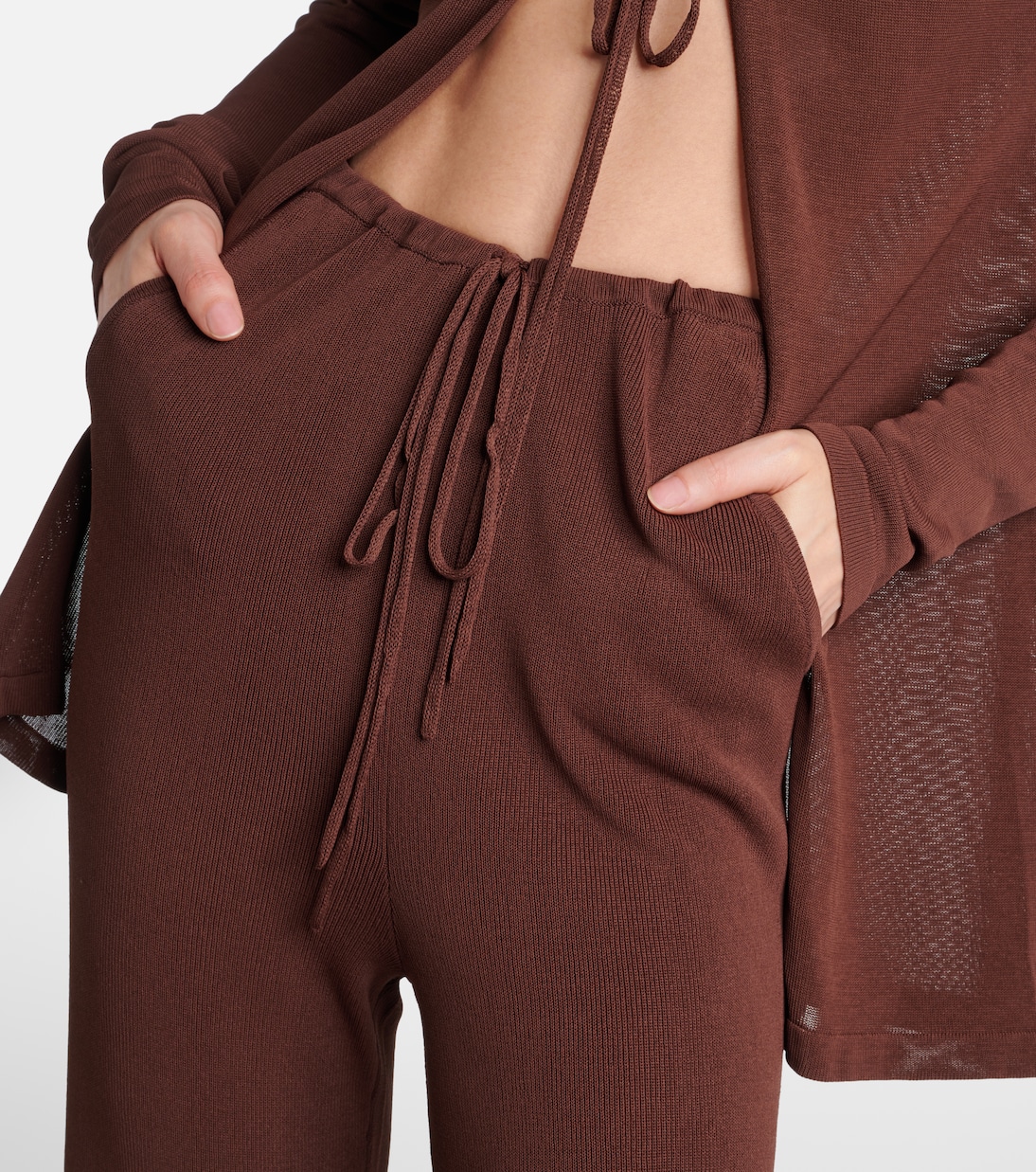 Pantalones acampanados de punto | Aya Muse