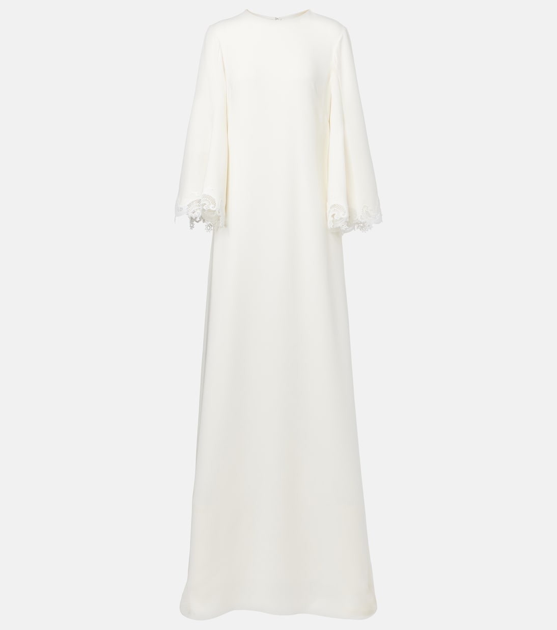 Kaftan aus Georgette mit Spitze | Oscar de la Renta