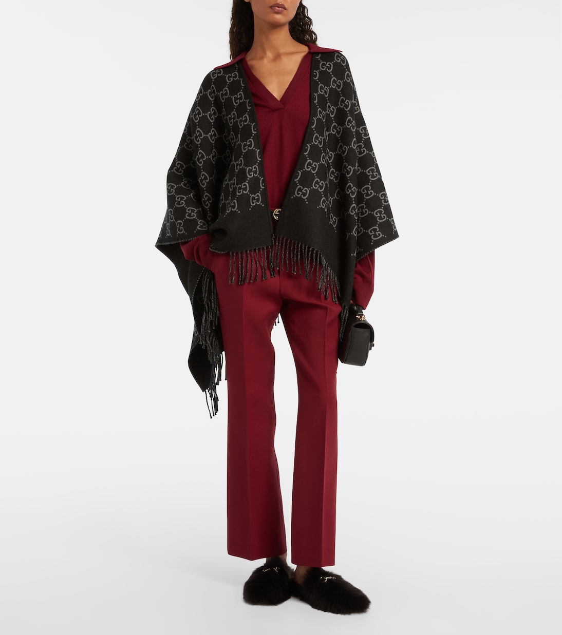 Poncho de lana | Gucci