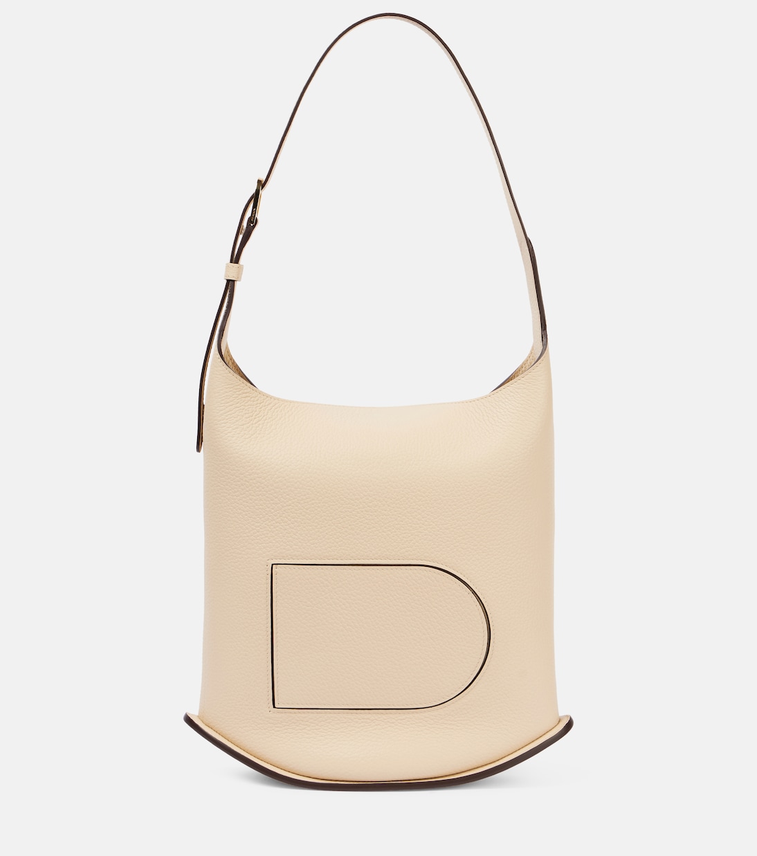 Bolso al hombro Pin MM de piel | Delvaux
