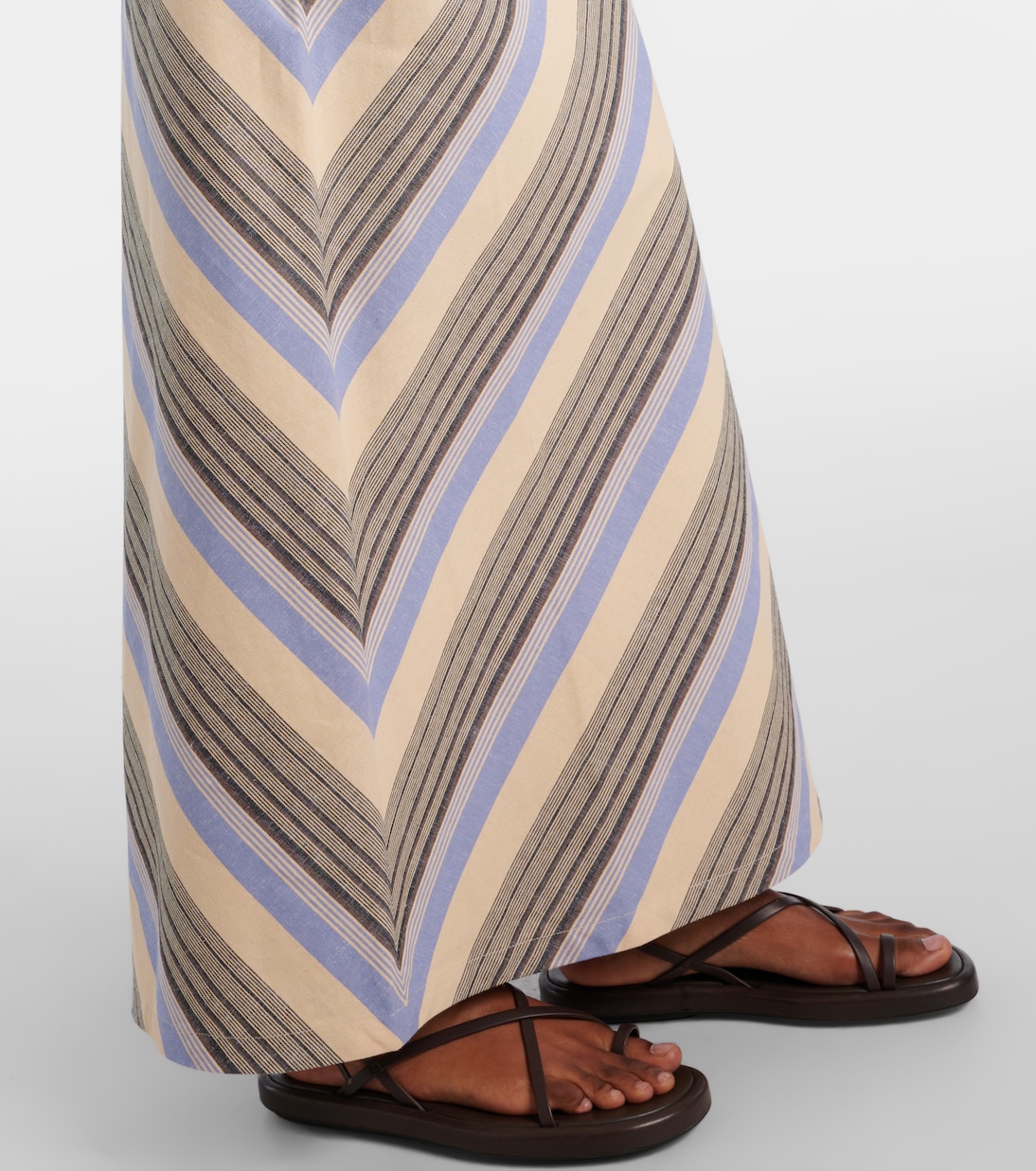 Elise cotton and linen maxi skirt | Faithfull