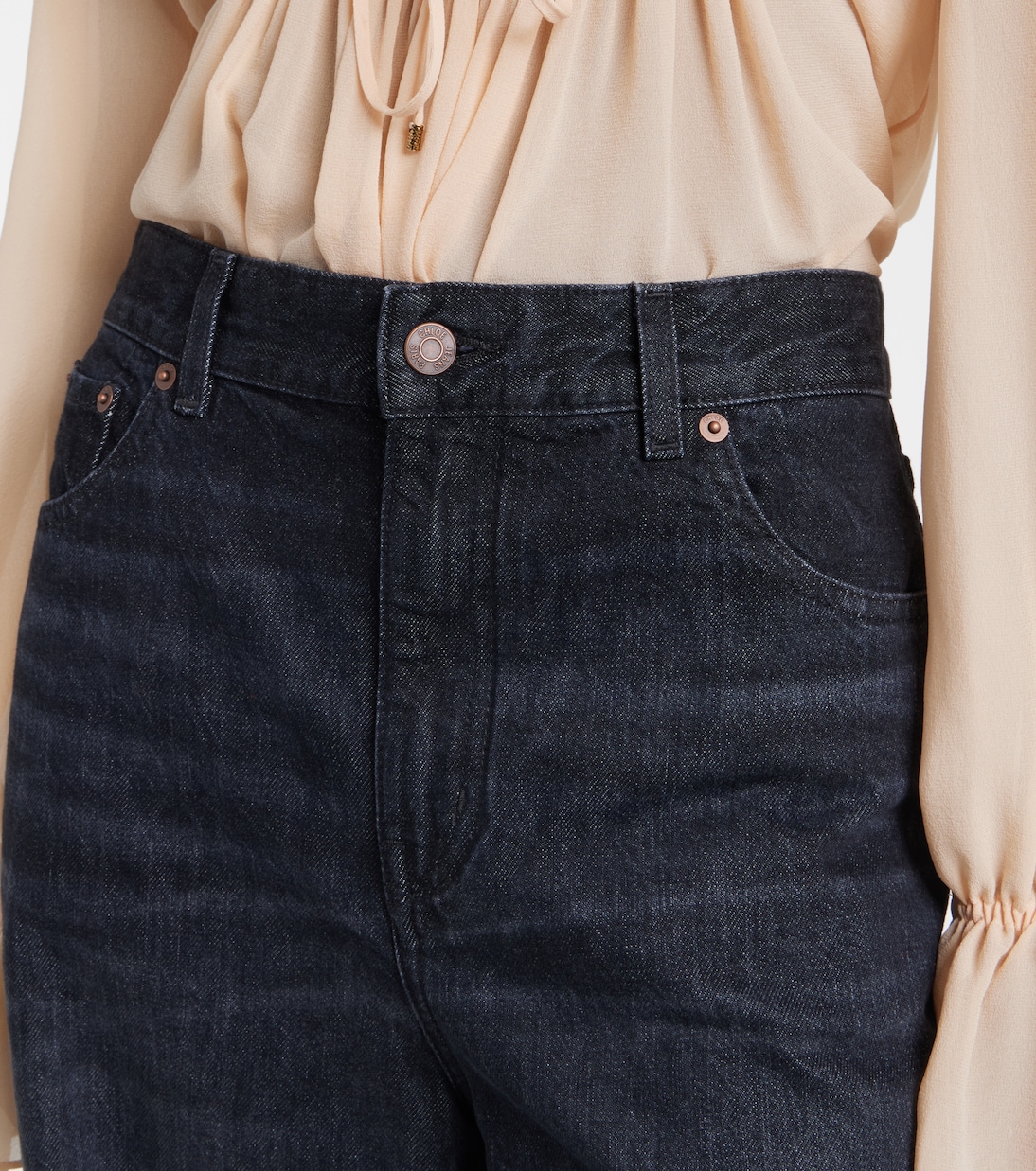 Jeans a gamba larga a vita alta | Chloé