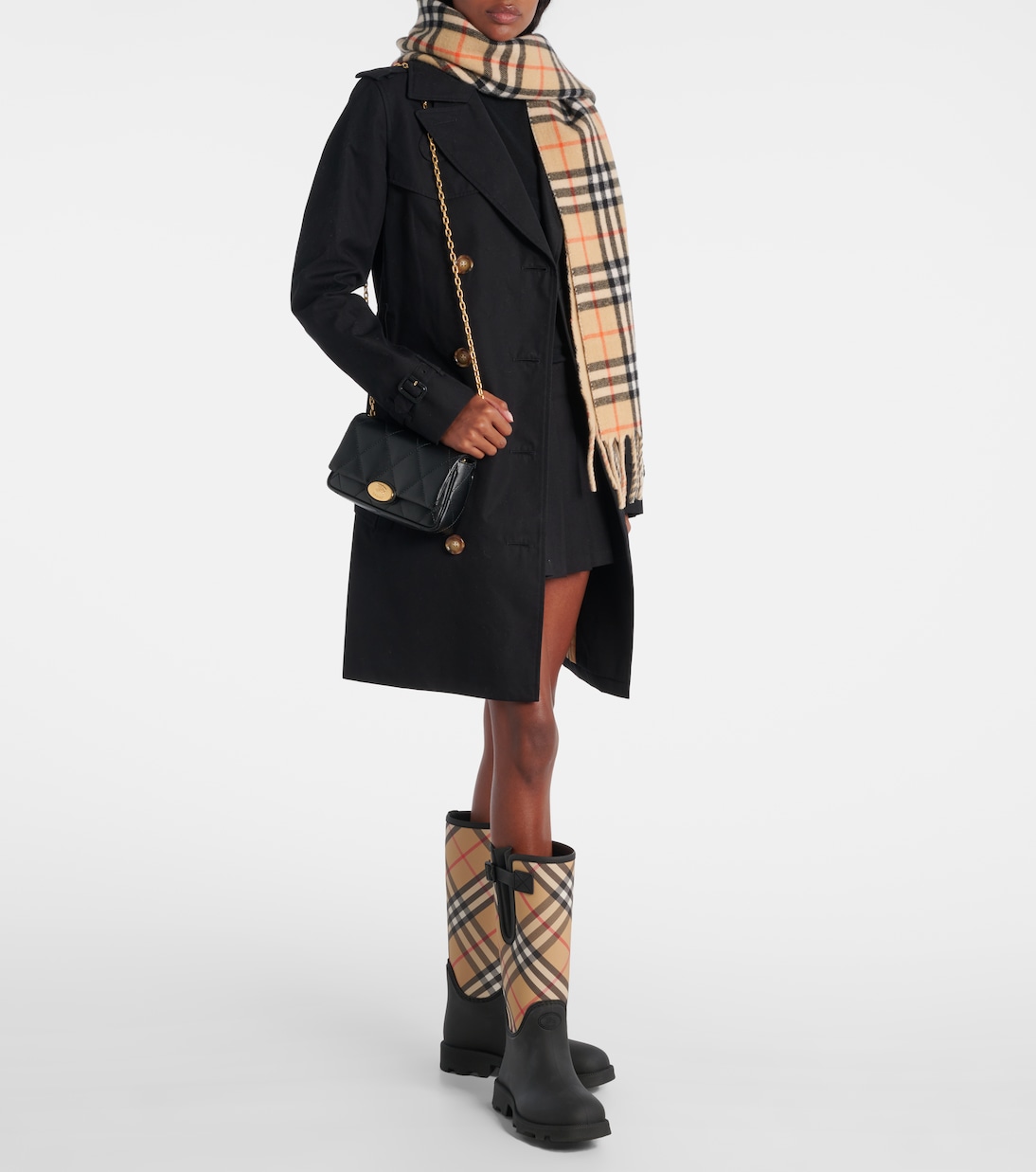 Small quilted leather shoulder bag | Burberry
