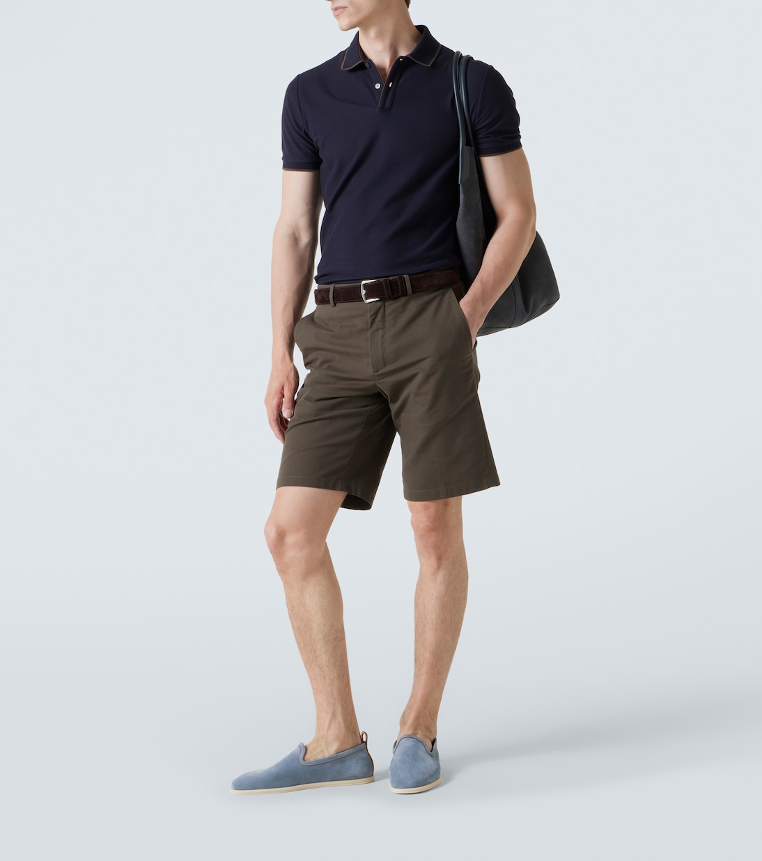 Venice Walk绒面革乐福鞋 | Loro Piana