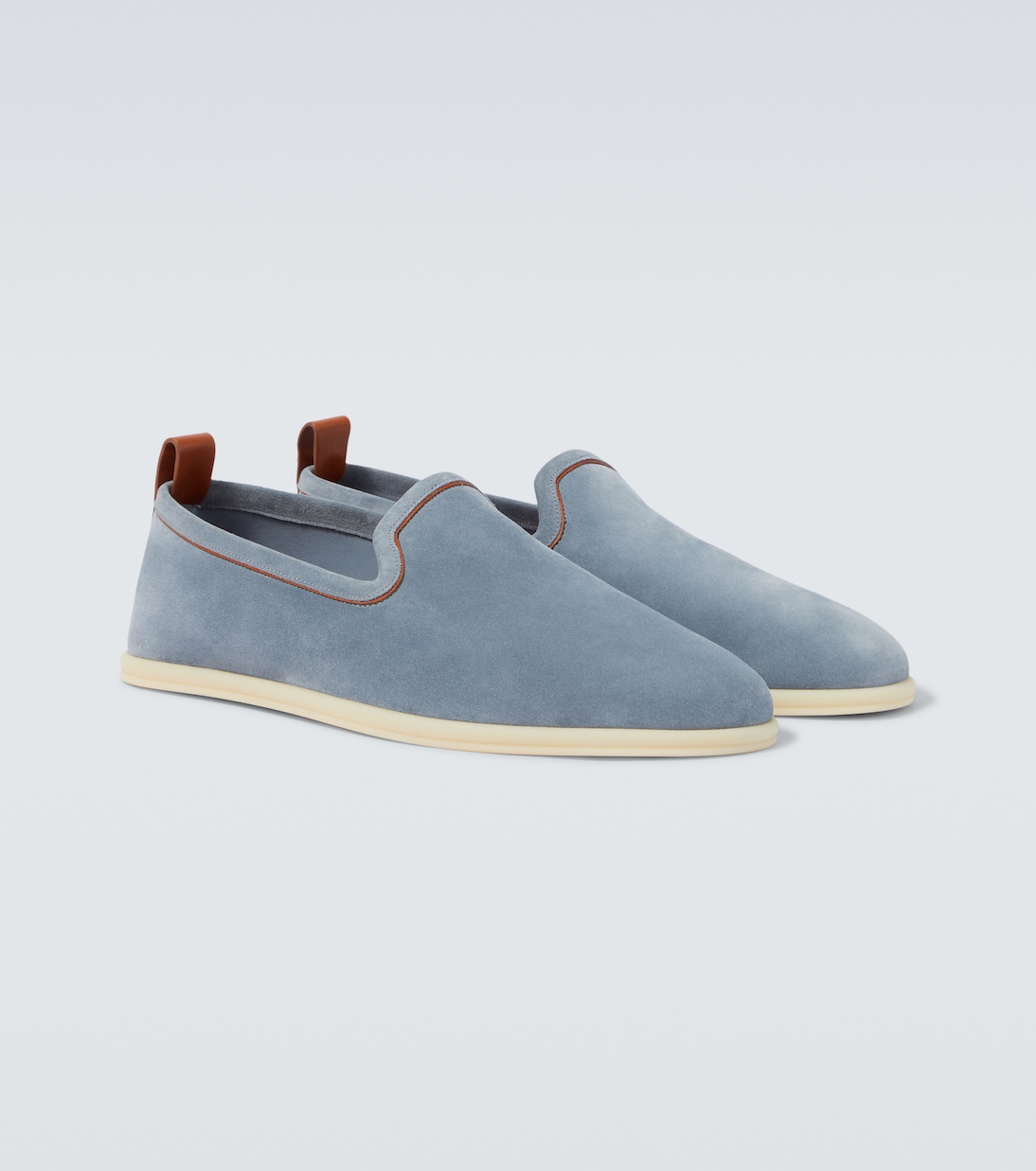 Venice Walk绒面革乐福鞋 | Loro Piana